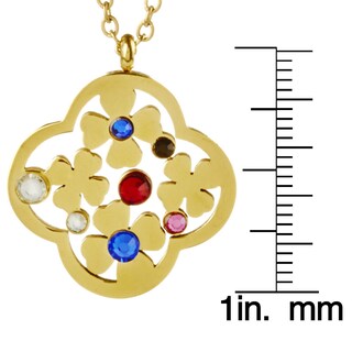 Foto 3 | Collar West Coast Jewelry Elya De Acero Inoxidable Con Cristal - Venta Internacional.