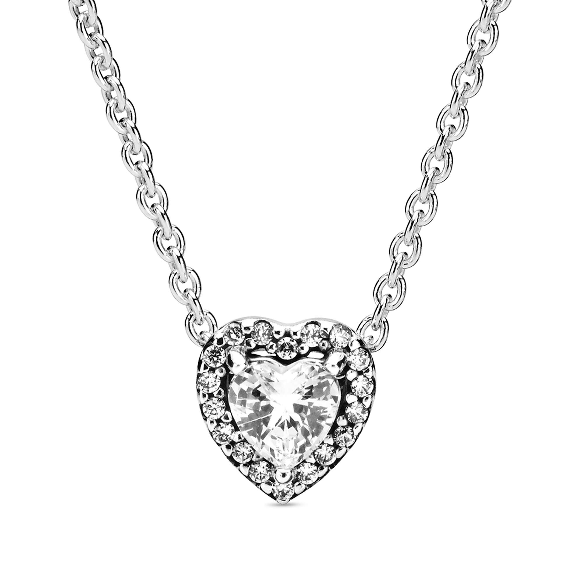 Foto 8 pulgar | Collar Pandora Elevated Heart con Circonita - Venta Internacional