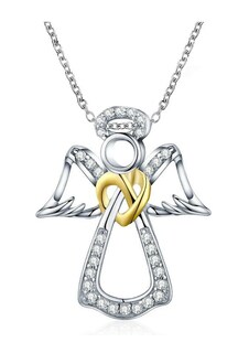 Foto 1 | Collar Dije Angel De Guarda Alas Angelito Protección Amor Mujer Chapado En Plata 925
