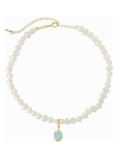 Foto 1 | Collar De Perlas Naturales Cultivadas Para Mujer Elegante Gargantilla Dama Regalo Aniversario Cumpleaños Con D
