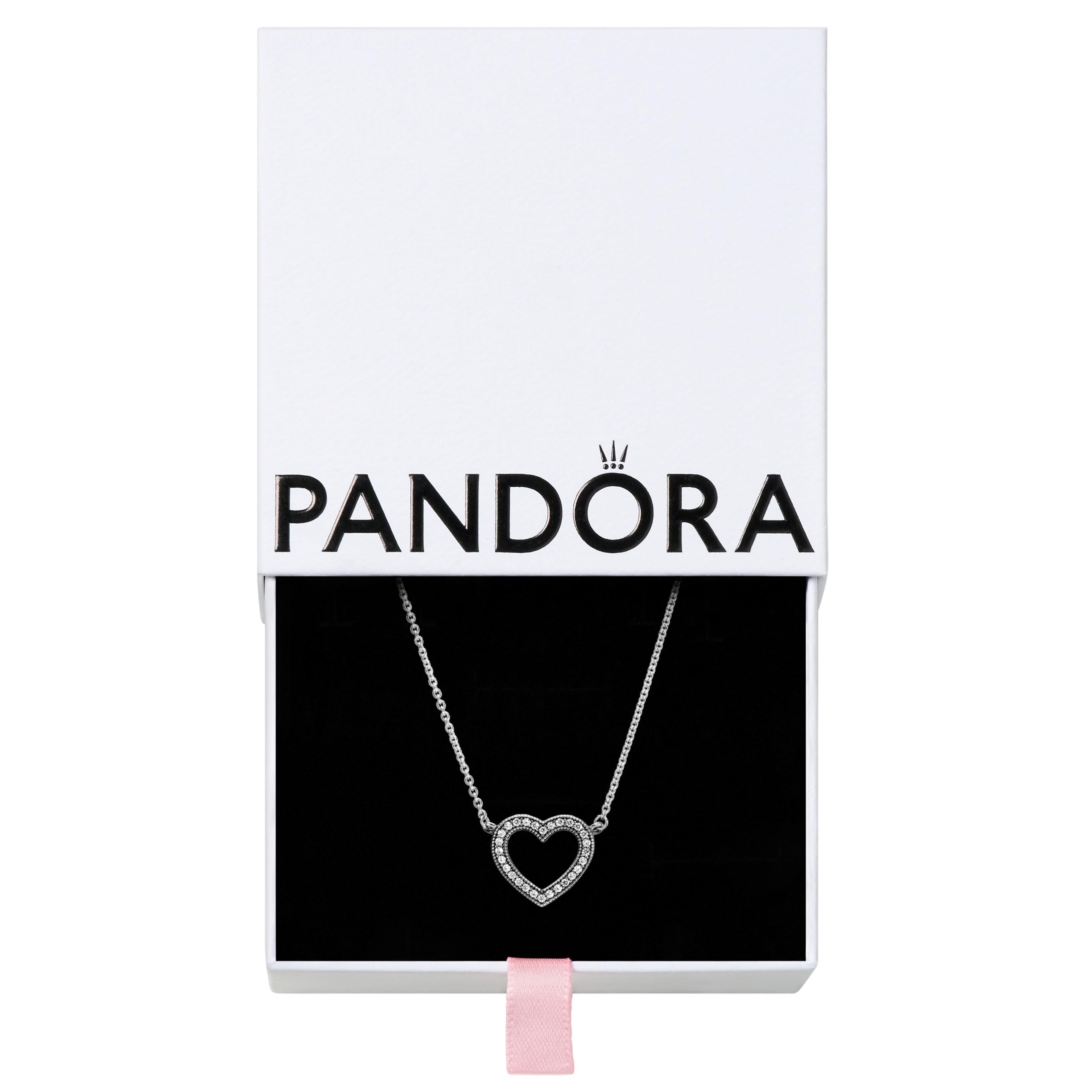 Foto 2 pulgar | Collar Pandora Moments Sparkling Handwritten Love Silver - Venta Internacional