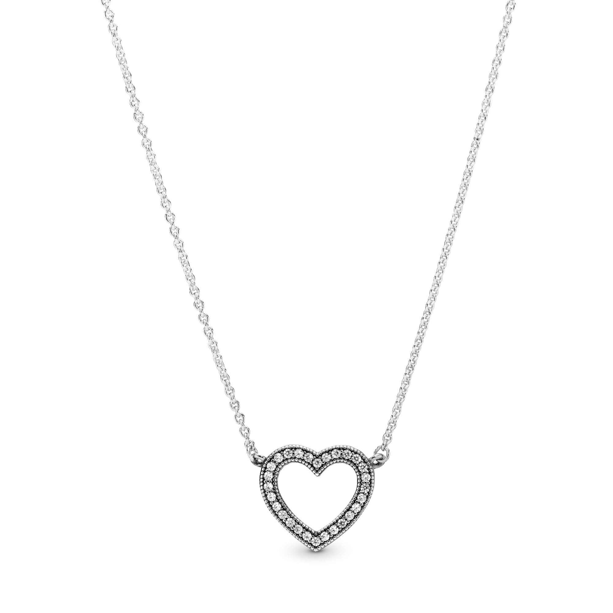 Foto 3 pulgar | Collar Pandora Moments Sparkling Handwritten Love Silver - Venta Internacional