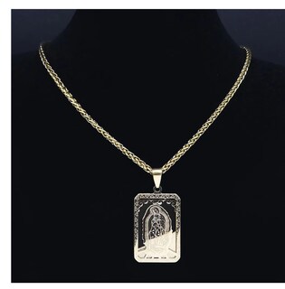 Foto 5 | Medalla Collar Nuestra Señora De Guadalupe Colgante Religioso Virgen María