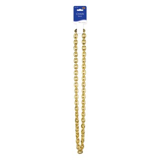 Foto 5 | Collar De Cadena Con Cuentas Doradas Para Fiestas De Hip Hop - Venta Internacional.