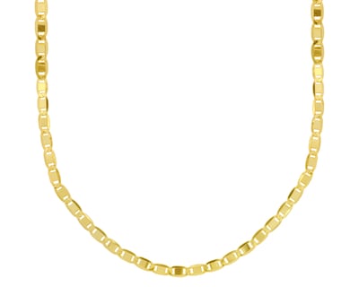 Foto 1 | Cadena Valentina Espejo 3mm X 60cm Chapa De Oro 18k Ch137