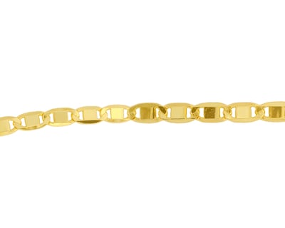 Foto 4 | Cadena Valentina Espejo 3mm X 60cm Chapa De Oro 18k Ch137