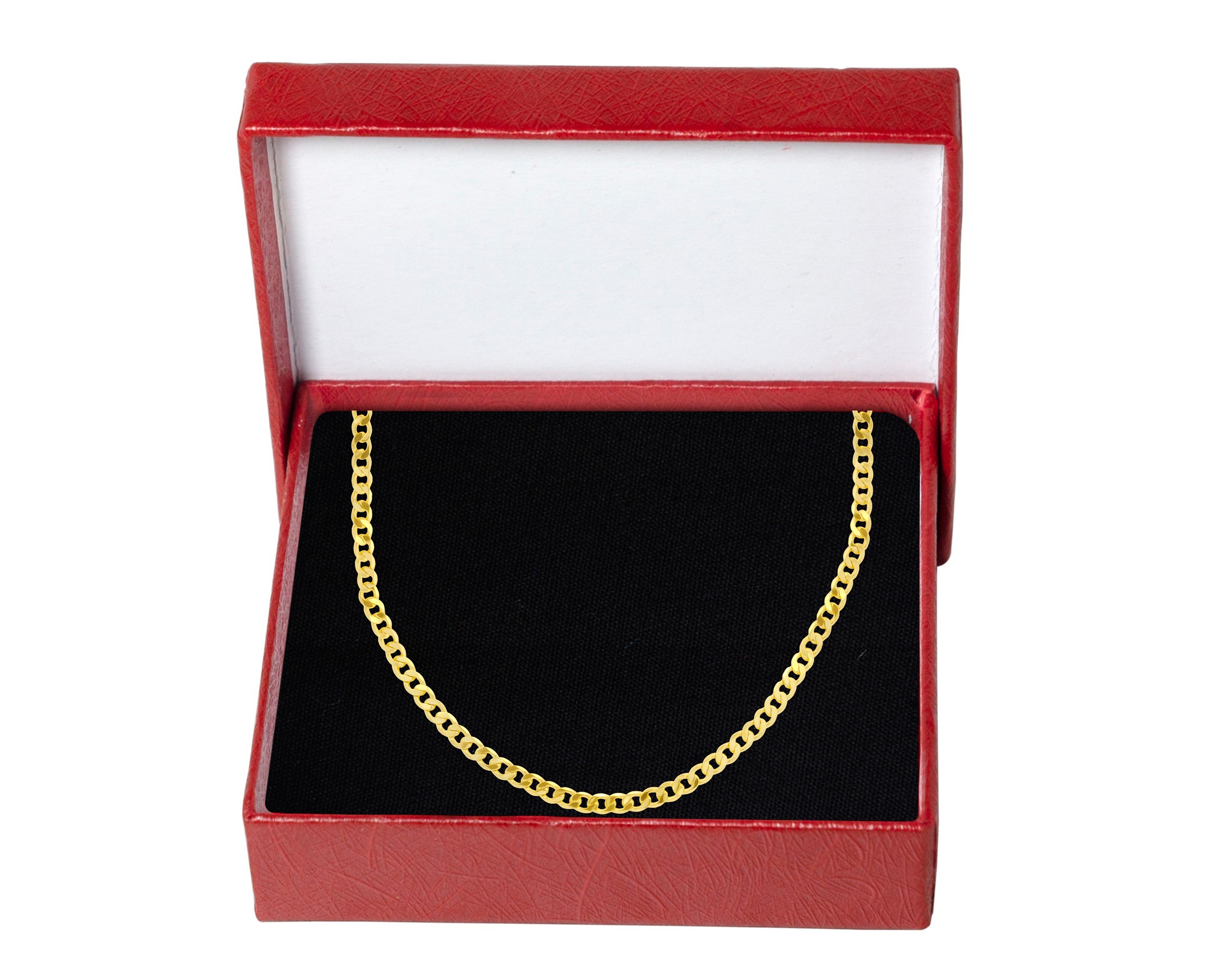 Foto 5 | Cadena Barbada 4mmx 60cm Chapa De Oro 18k Ch138
