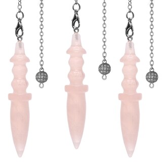 Foto 1 | Péndulo Cuarzo Rosa Chakra Ventdepot Mxahx-003 3 Piezas Rosa