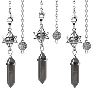 Foto 1 | Péndulo Con Piedra Hematite Ventdepot Mxhql-003 3 Piezas Negro