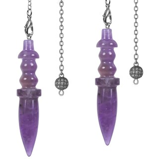 Foto 1 | Péndulo Amatista Energía Ventdepot Mxabj-002 2 Piezas Morado