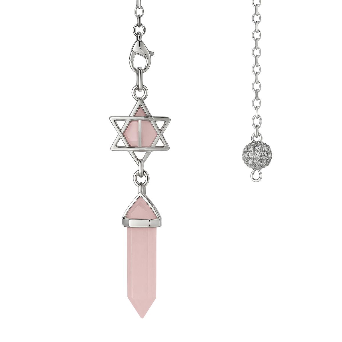 Péndulo De Cuarzo Rosa Ventdepot Mxhqr-001 1 Pieza Rosa