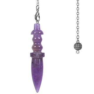 Foto 3 | Péndulo Obelisco Amatista Ventdepot Mxabj-001 1 Pieza Morado