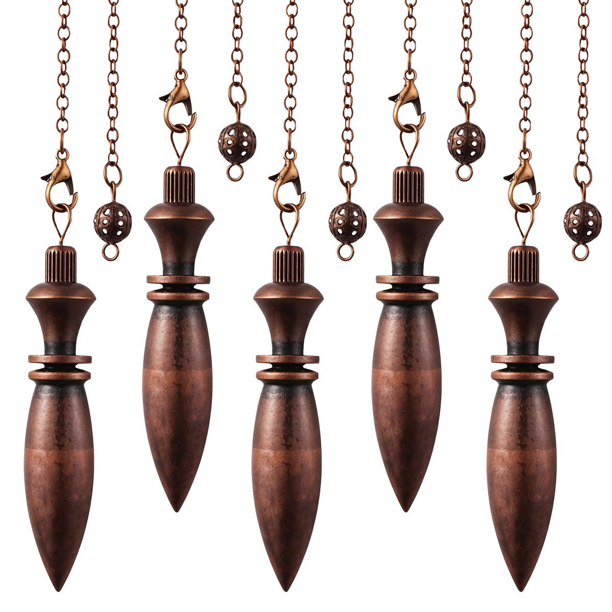 Péndulo De Cobre Curativo Ventdepot Mxeaw-005 5 Piezas Cobre