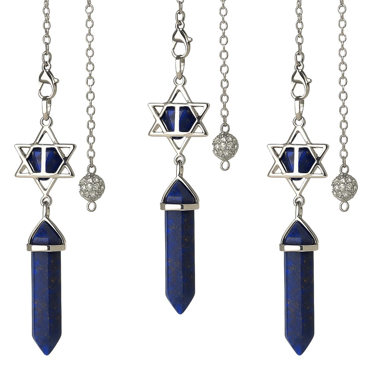 Foto 1 | Péndulo Azul Espiritual Ventdepot Mxheq-003 3 Piezas Azul