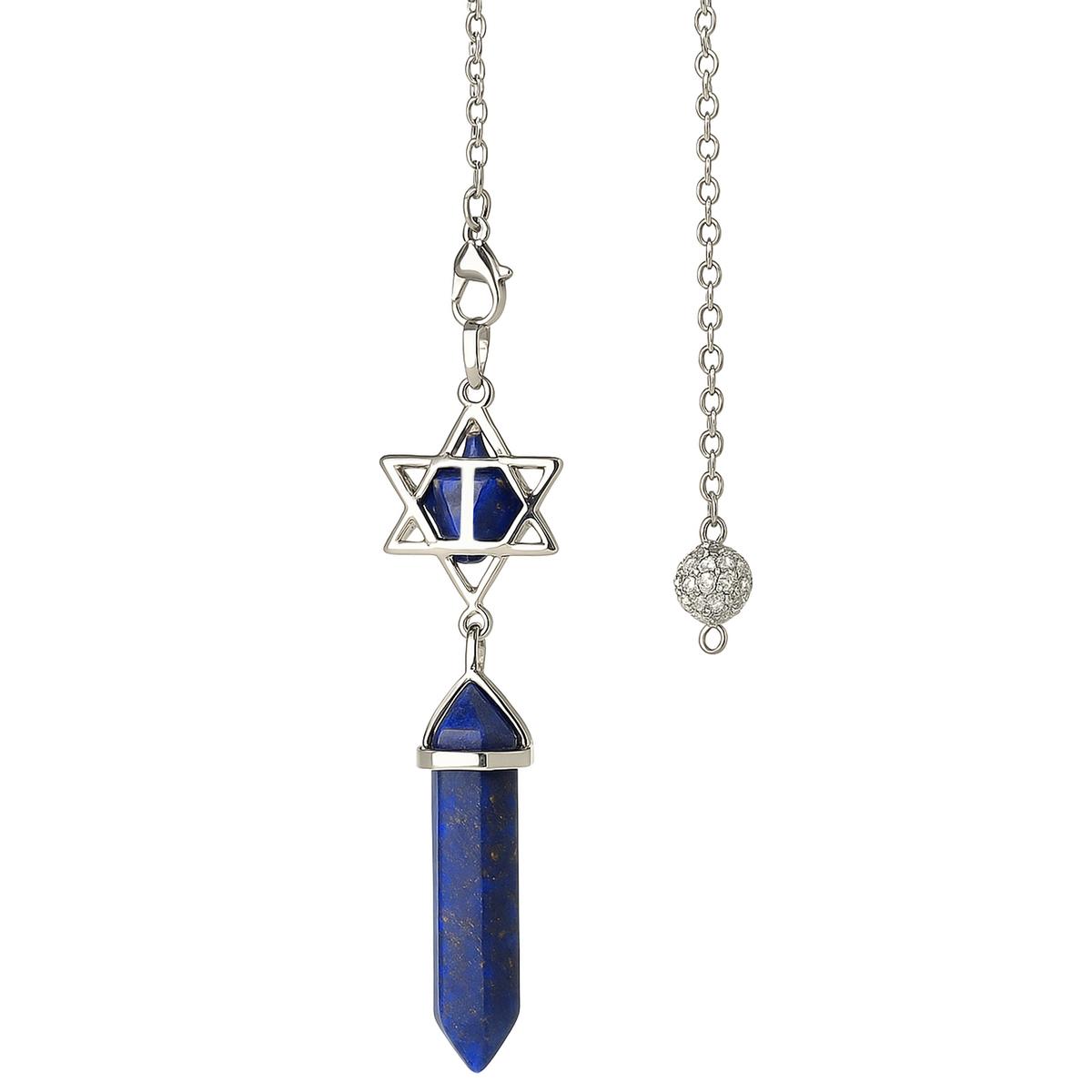 Foto 4 pulgar | Péndulo Azul Espiritual Ventdepot Mxheq-003 3 Piezas Azul