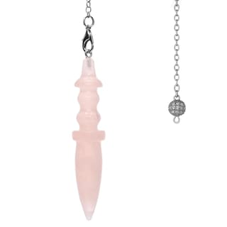 Foto 3 | Péndulo Cuarzo Rosa Chakra Ventdepot Mxahx-002 2 Piezas Rosa
