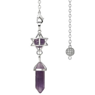 Foto 3 | Péndulo Amatista Espiritual Ventdepot Mxhul-001 1 Pieza Morado