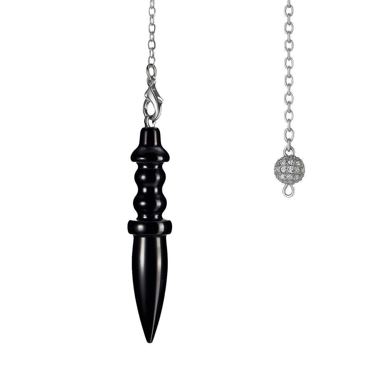 Foto 4 pulgar | Péndulo De Obsidiana Ventdepot Mxahw-002 2 Piezas Negro