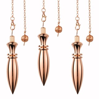 Foto 1 | Péndulo De Cobre Oro Rosa Sanación Ventdepot Mxeaj-003 3 Piezas Oro Rosa