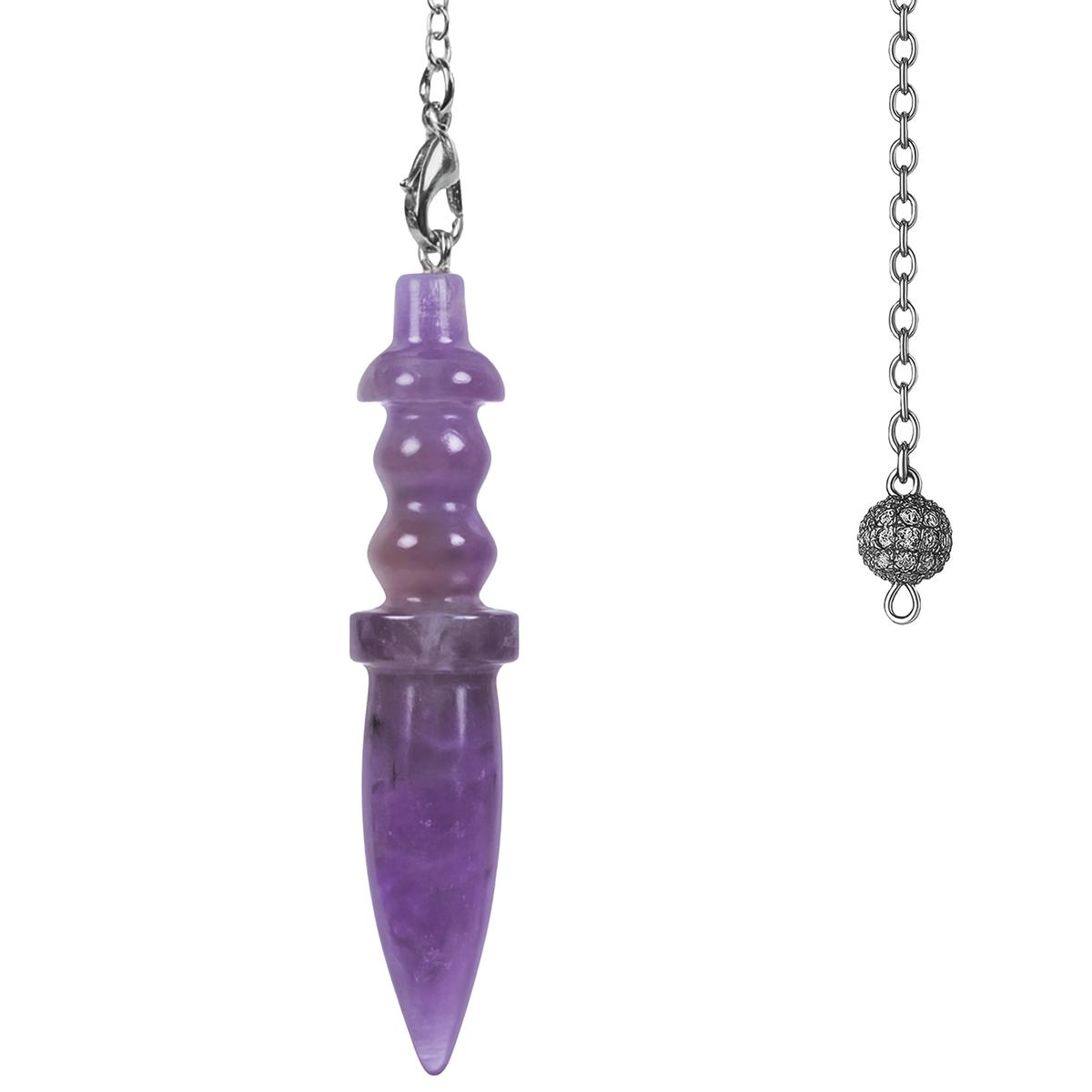 Foto 4 pulgar | Péndulo Amatista Violeta Ventdepot Mxabj-004 4 Piezas Morado