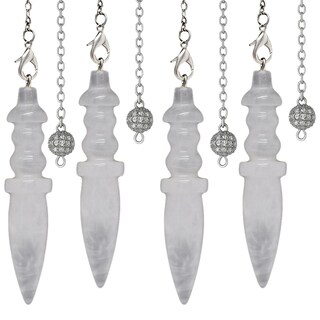 Foto 1 | Péndulo Luz Cuarzo Natural Ventdepot Mxahh-004 4 Piezas Transparente