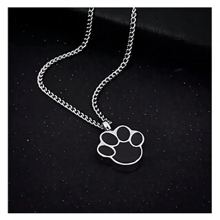 Foto 4 | Collar Cortes Urna Relicario Cenizas Belug Plata Negro