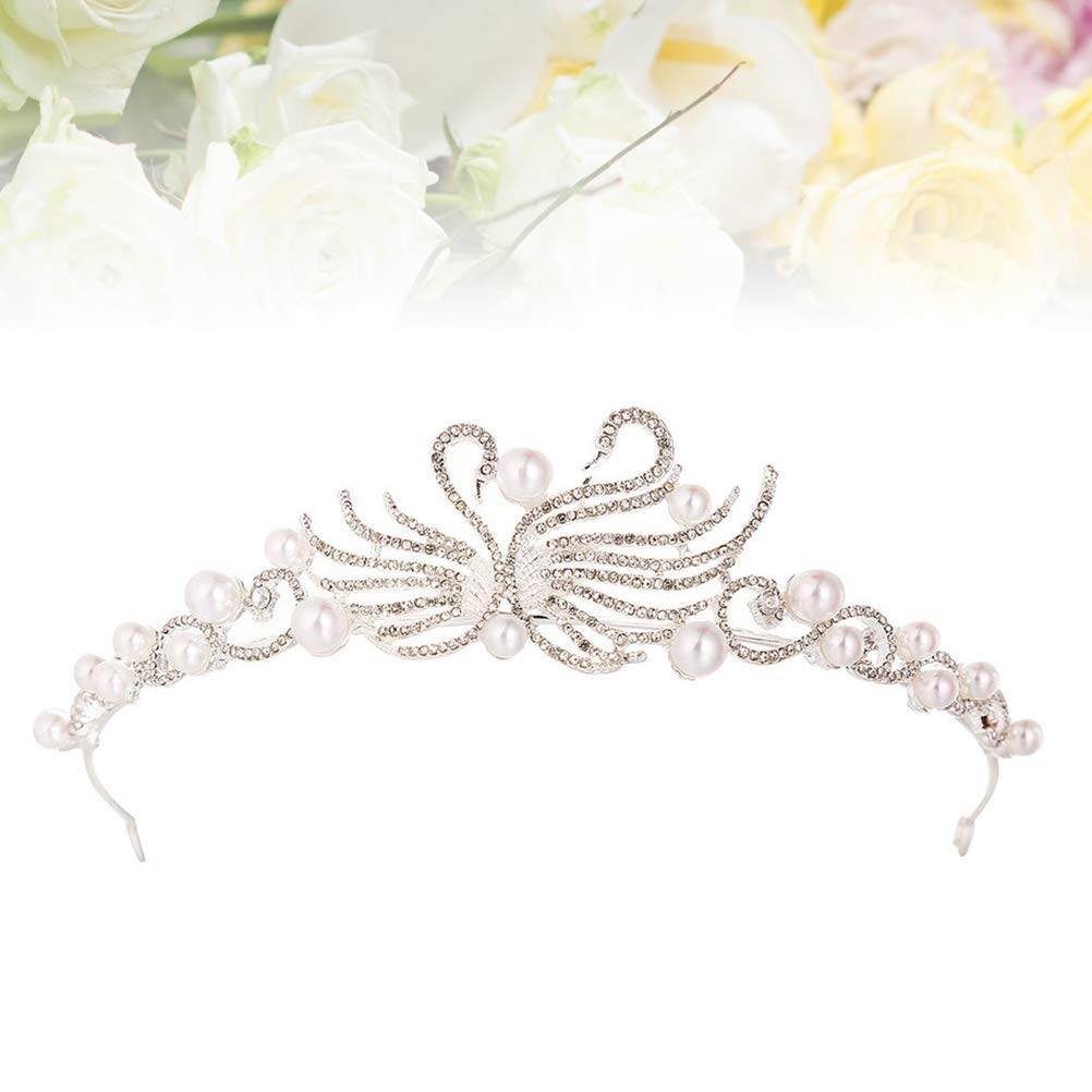 Foto 2 pulgar | Joyas Con Diamantes De Imitación Con Forma De Tiara Con Forma De Corona  Cisne Y Reina - Venta Internacional.