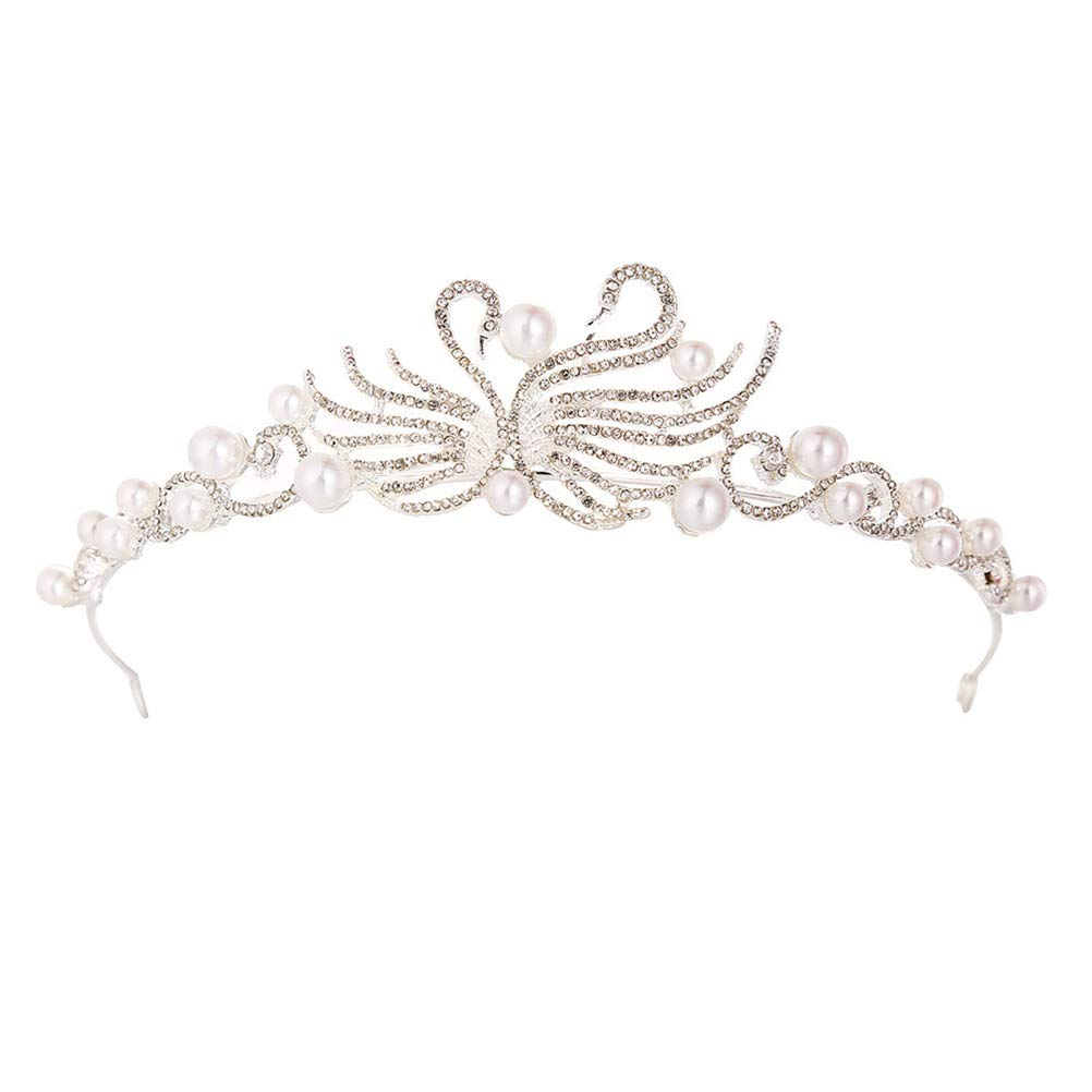 Foto 6 pulgar | Joyas Con Diamantes De Imitación Con Forma De Tiara Con Forma De Corona  Cisne Y Reina - Venta Internacional.