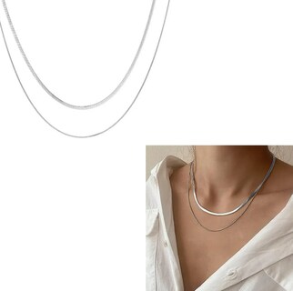 Foto 3 | Collar De Elegancia Multicapa Xtellar En Plata Para Mujer