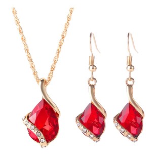 Foto 1 | Set De Collar Y Pendientes Huoguo Multicolor Para Mujer - Venta Internacional.