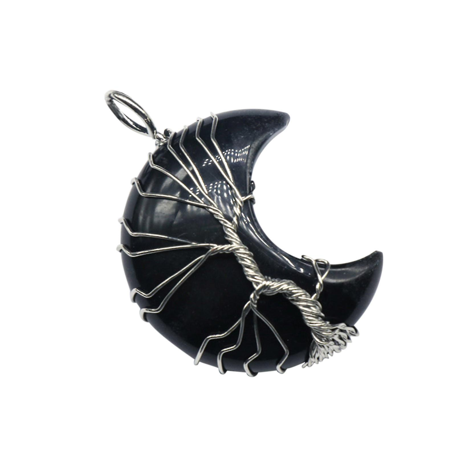 Foto 2 pulgar | Colgante Huoguo Con Luna De Aventurina Verde Amatista - Venta Internacional.