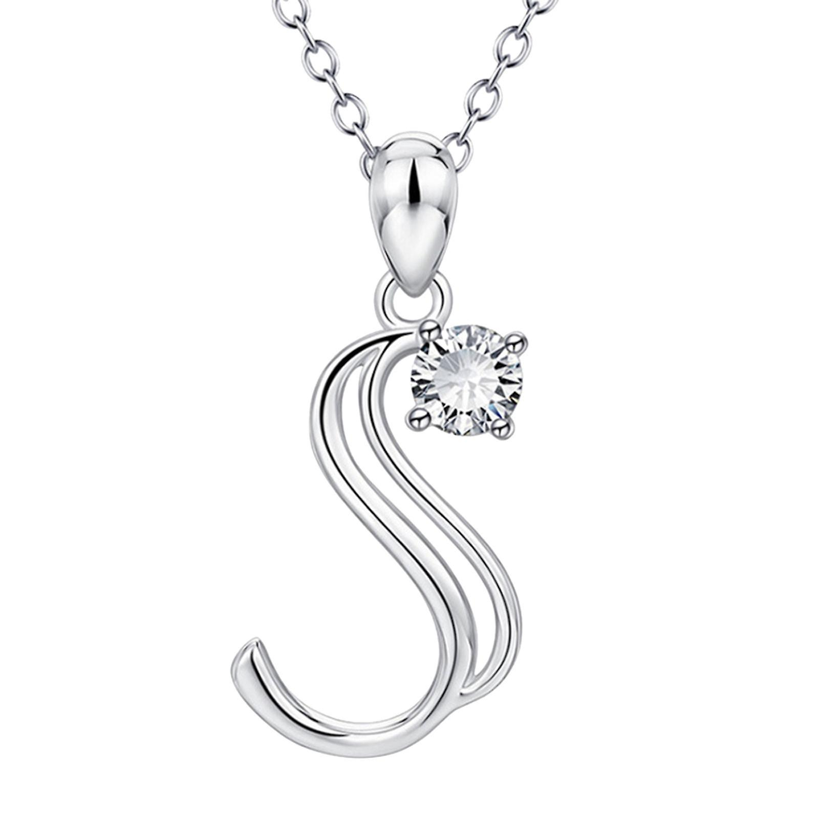 Foto 2 pulgar | Collar Huoguo Fashion Para Mujer  Regalo Con 26 Letras Inglesas - Venta Internacional.