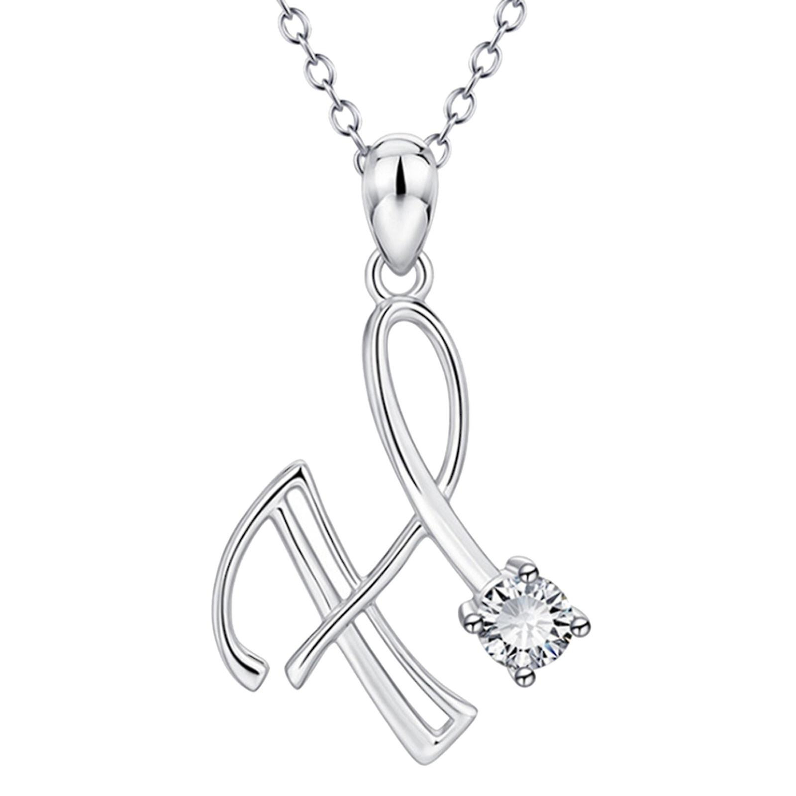 Foto 2 pulgar | Collar Huoguo Fashion Para Mujer  Regalo Con 26 Letras Inglesas - Venta Internacional.