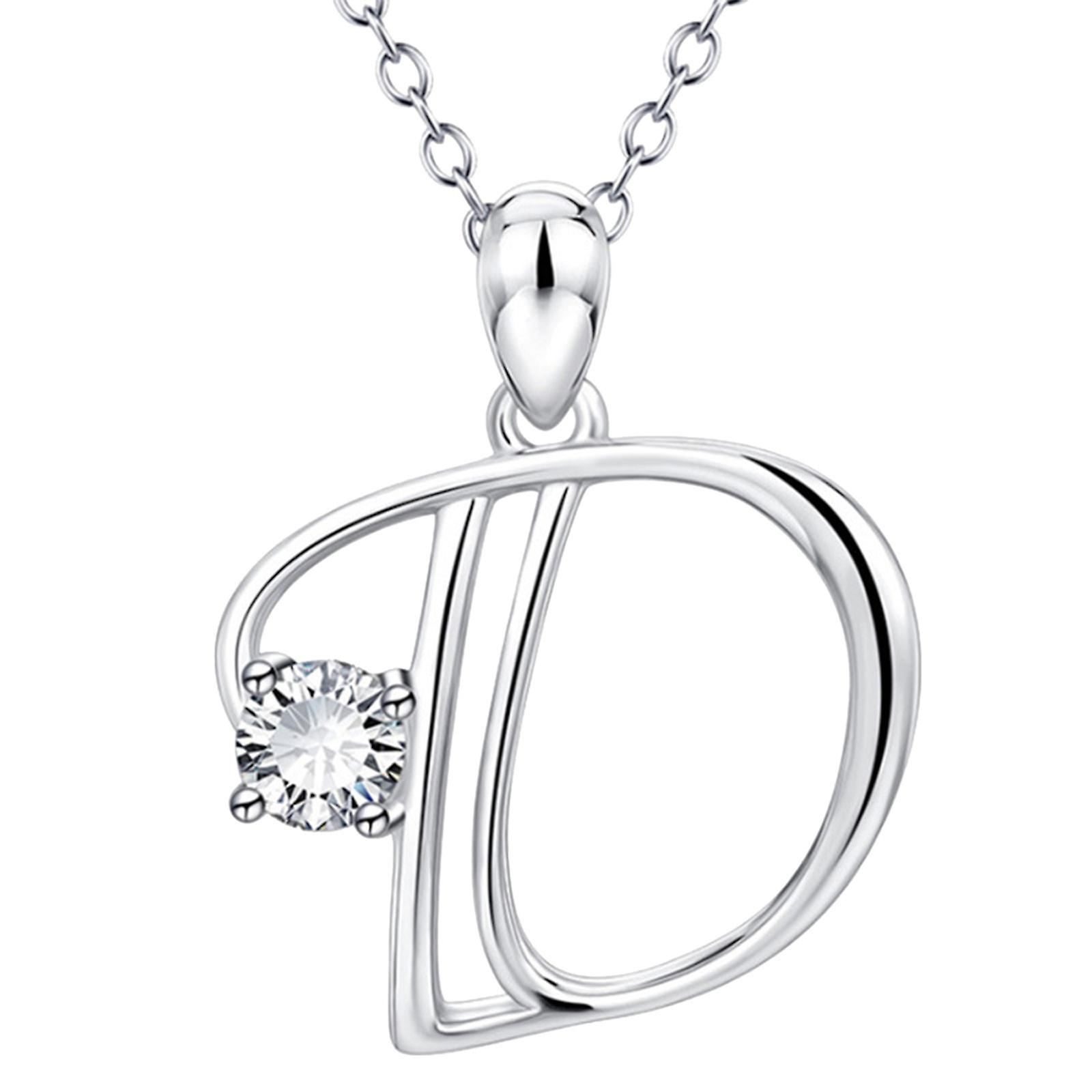 Foto 3 pulgar | Collar Huoguo Fashion Para Mujer  Regalo Con 26 Letras Inglesas - Venta Internacional.