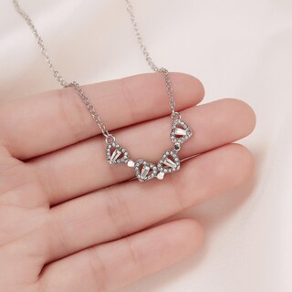Foto 4 | Collar Huoguo Unique Love En Forma De Corazón Plegable Para Dos Prendas - Venta Internacional.