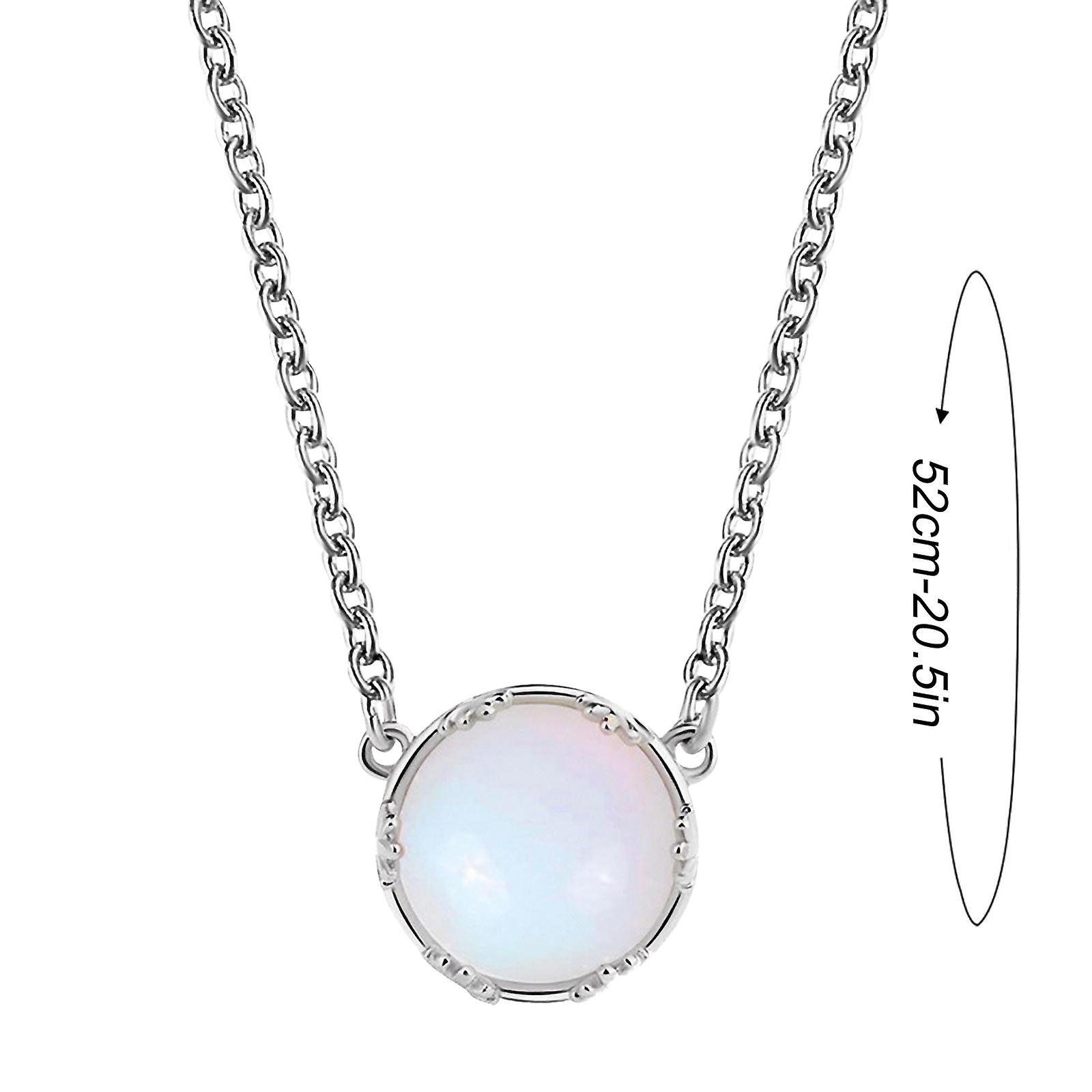 Foto 3 | Collar Huoguo Hermosa Cadena Redonda De Clavícula Azul Degradado - Venta Internacional.