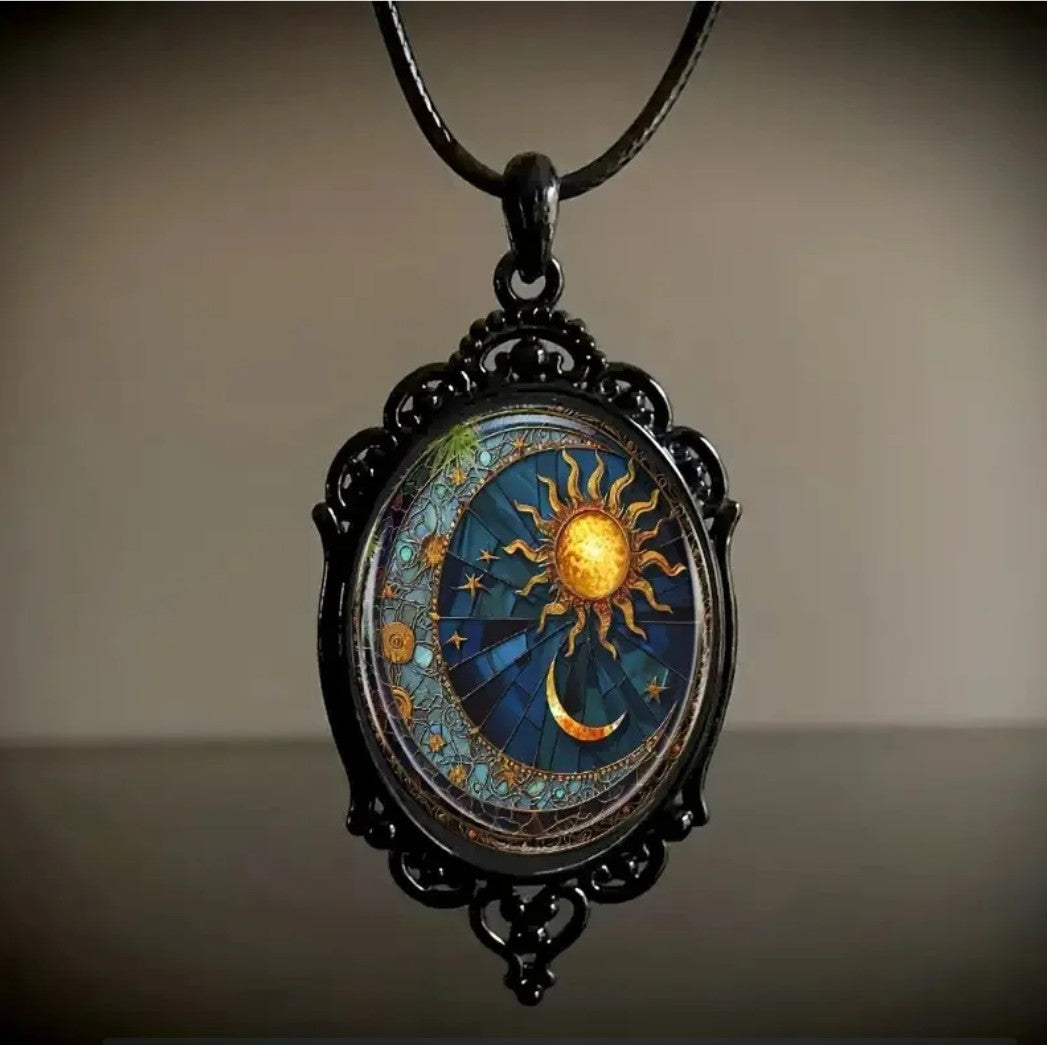 Foto 3 pulgar | Colgante Circe Boutique Celestial Harmony Sol Y Luna - Venta Internacional.