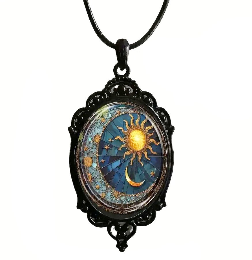 Foto 4 pulgar | Colgante Circe Boutique Celestial Harmony Sol Y Luna - Venta Internacional.