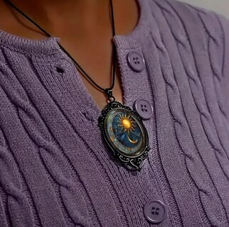Foto 4 | Colgante Circe Boutique Celestial Harmony Sol Y Luna - Venta Internacional.