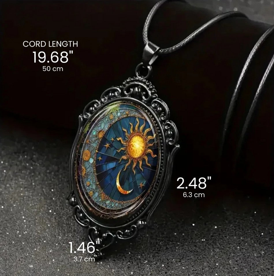 Foto 6 pulgar | Colgante Circe Boutique Celestial Harmony Sol Y Luna - Venta Internacional.