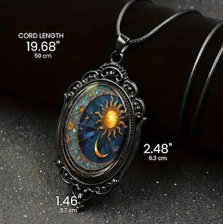 Foto 5 | Colgante Circe Boutique Celestial Harmony Sol Y Luna - Venta Internacional.