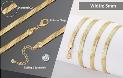 Foto 2 | Collares De Oro De 14 Quilates Xtellar Con Zirconia Cúbica Para Mujer