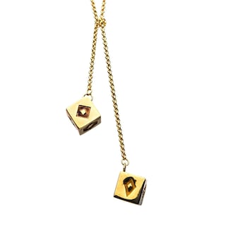 Foto 3 | Collar: Star Wars Han Solo Corellian Gold Dados 3d - Venta Internacional.
