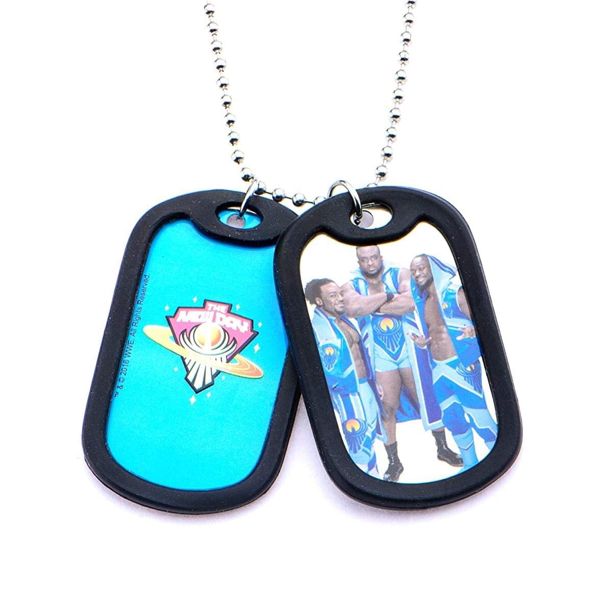 Foto 2 pulgar | Etiquetas Dobles Para Perros De La Wwe The New Day Con Cadena - Venta Internacional.
