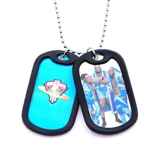 Foto 1 | Etiquetas Dobles Para Perros De La Wwe The New Day Con Cadena - Venta Internacional.
