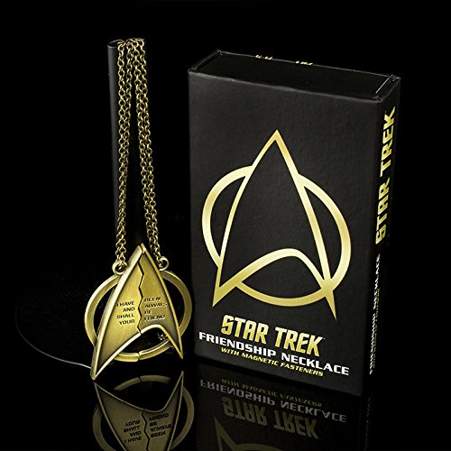 Foto 3 pulgar | Collar Qmx Star Trek Friendship Con Colgante Delta - Venta Internacional.