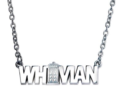 Foto 1 | Collar Doctor Who Whovian 3d De Aleación De Zinc Y Acero Inoxidable - Venta Internacional.