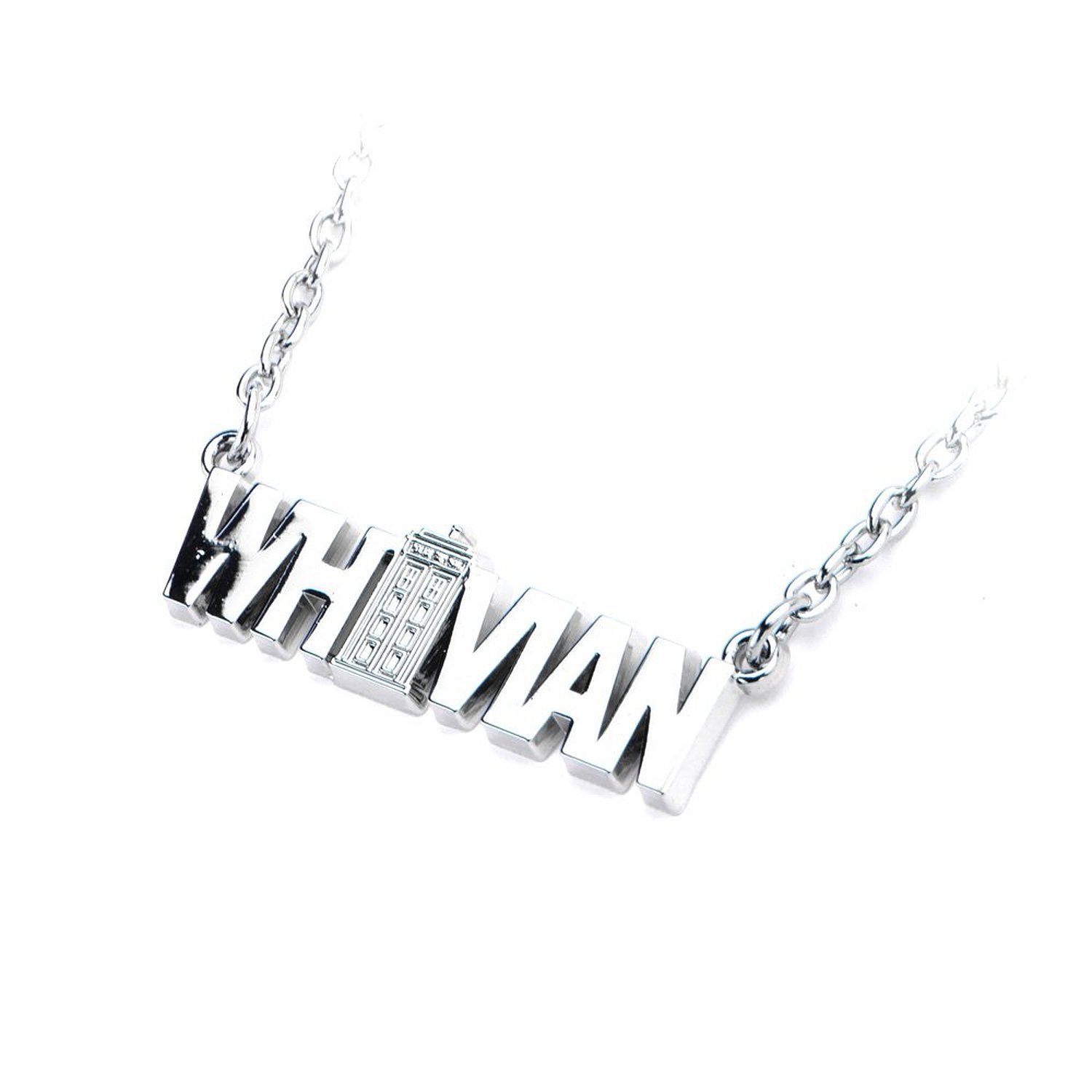 Foto 2 | Collar Doctor Who Whovian 3d De Aleación De Zinc Y Acero Inoxidable - Venta Internacional.