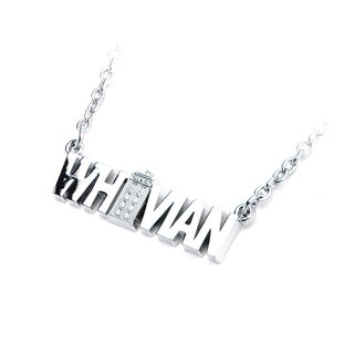 Foto 2 | Collar Doctor Who Whovian 3d De Aleación De Zinc Y Acero Inoxidable - Venta Internacional.