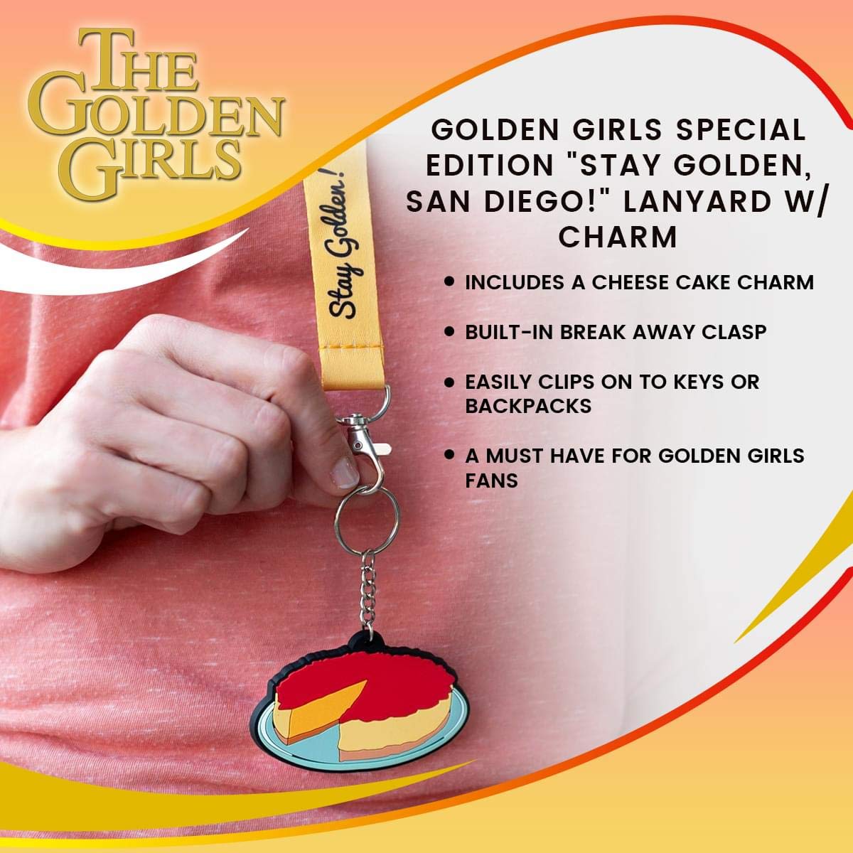 Foto 8 pulgar | Cordón Just Funky Golden Girls Stay Golden San Diego - Venta Internacional.